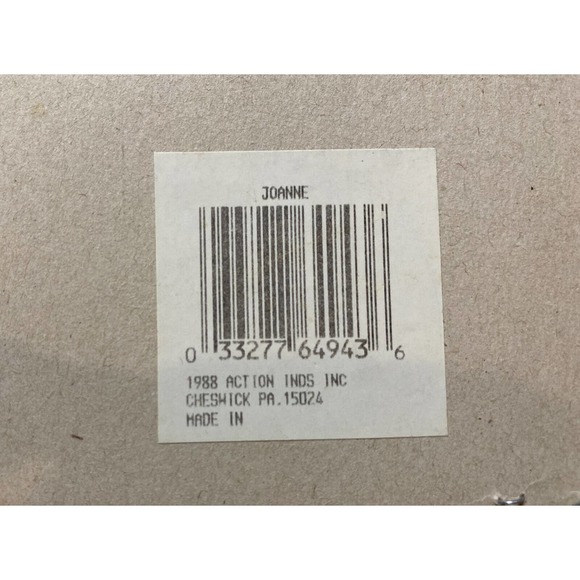 VINTAGE/RETRO JOANNE BUTTERFLY NEW DEAD STOCK CERAMIC DOOR NAME PLAQUE WALL SIGN - Picture 3 of 12